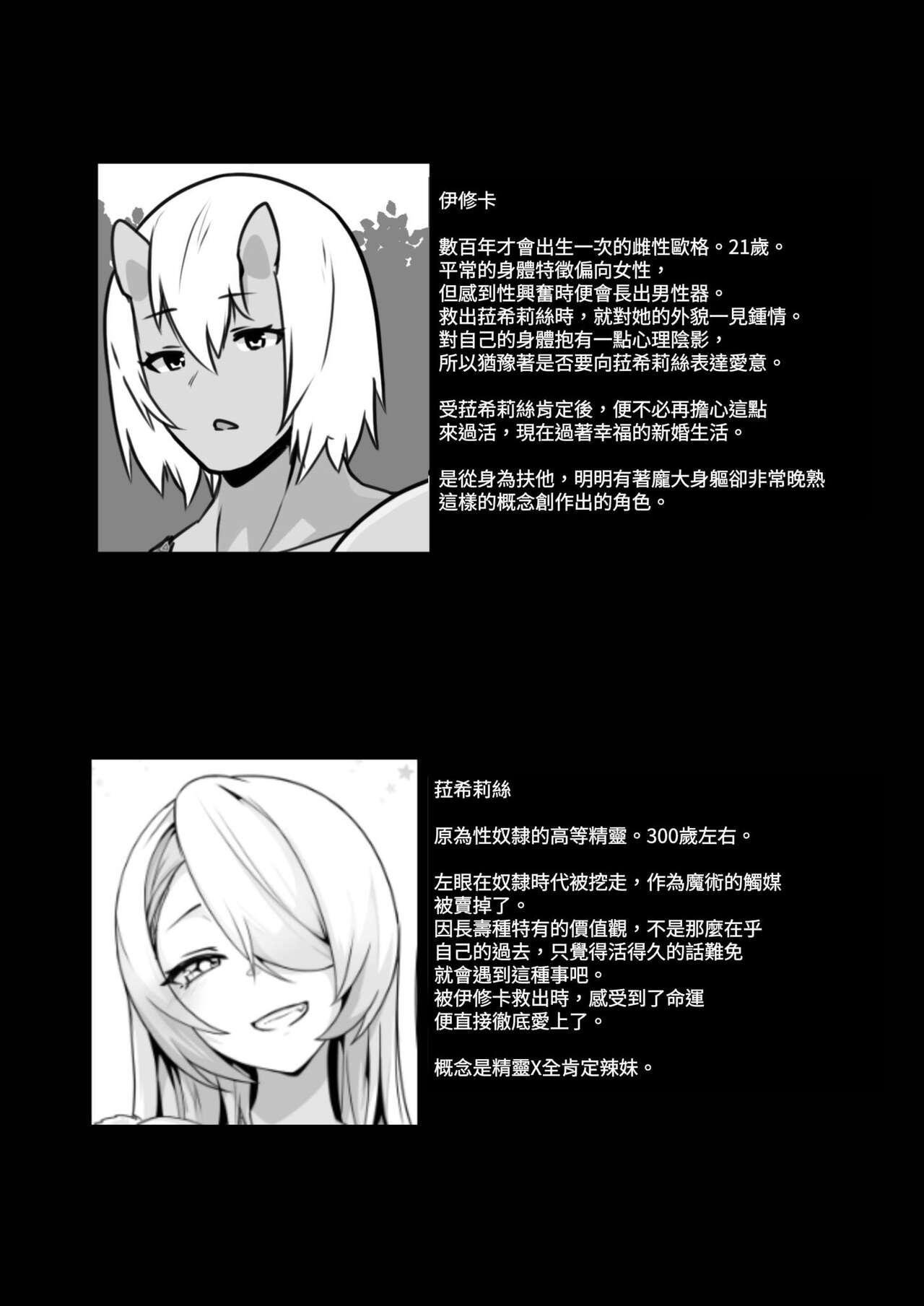 箸置き おてもと エルフとオーガがらぶらぶえっちするお话 中国翻訳-第1章-图片46