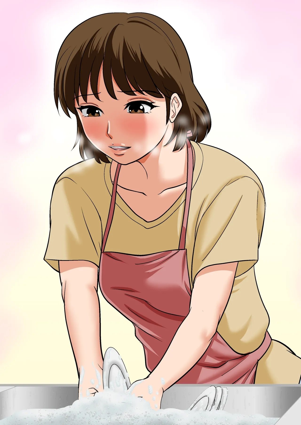 同人志 ふわとろおぱんちゅケーキ というわけで、ほぼ全裸の母さんにお愿いしてみた。2 オリジナル cqxl自己汉化（Chinese）-第1章-图片55