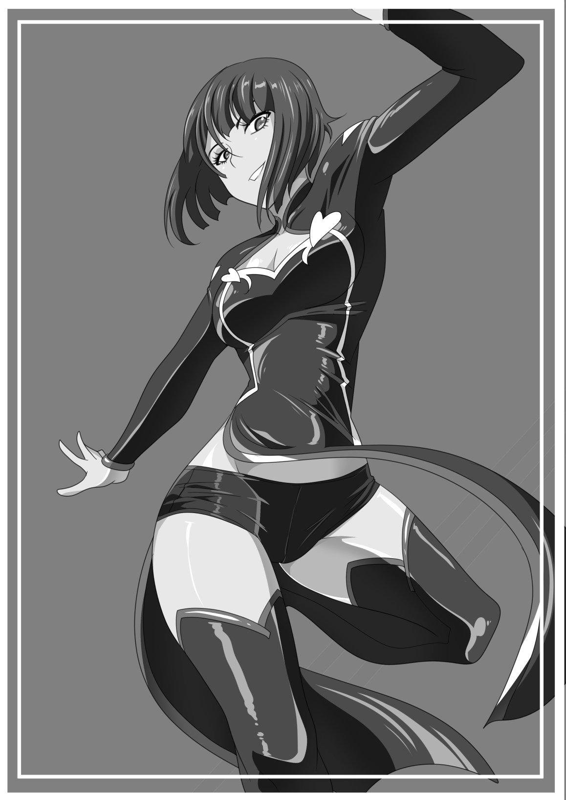 ワラビモチー Heroine Harassment 纯洁の退魔师アキナ 前编 中国翻訳-第1章-图片2