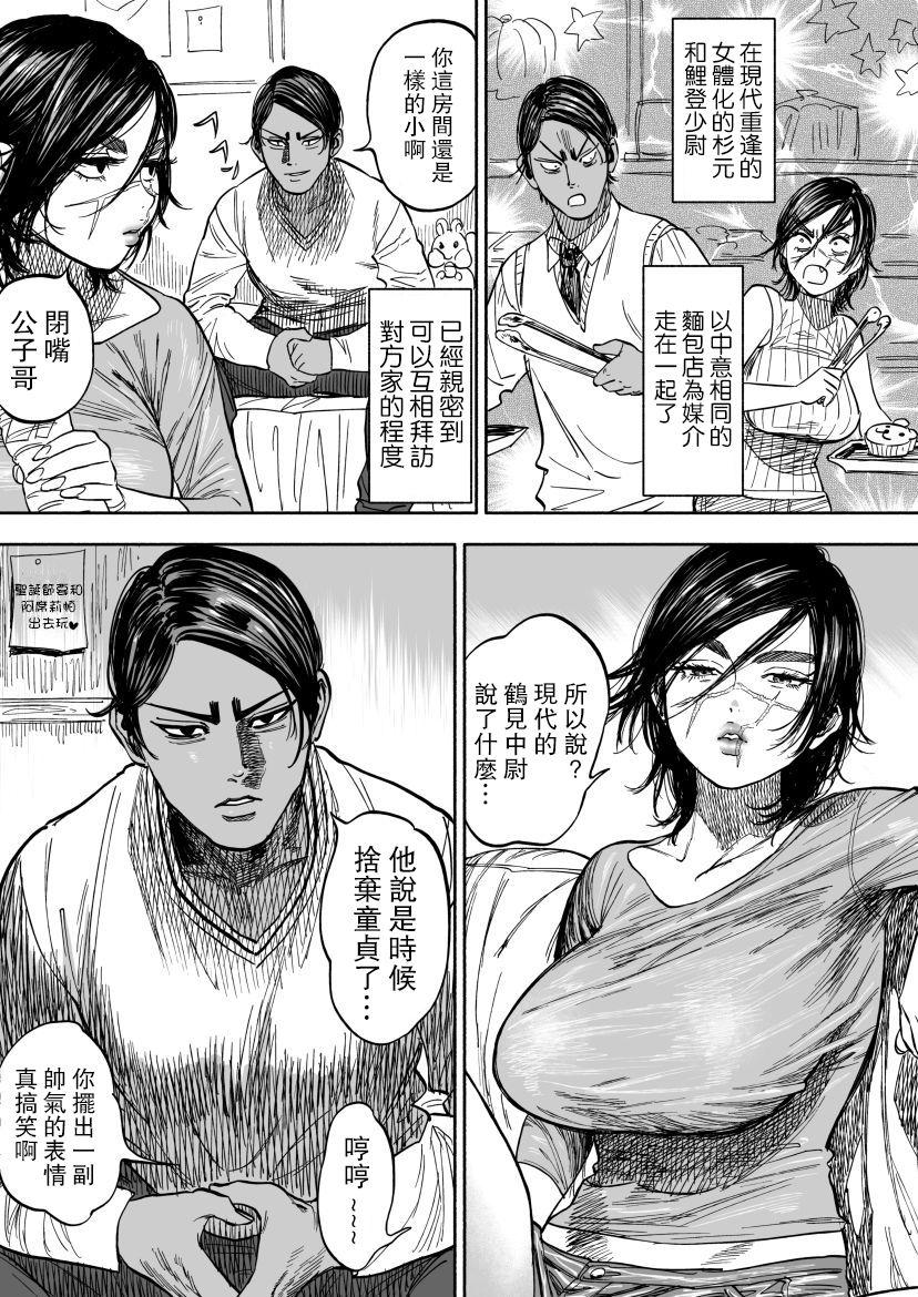 西田 ※女体化 鲤杉♀エロまんが ゴールデンカムイ 中国翻訳
